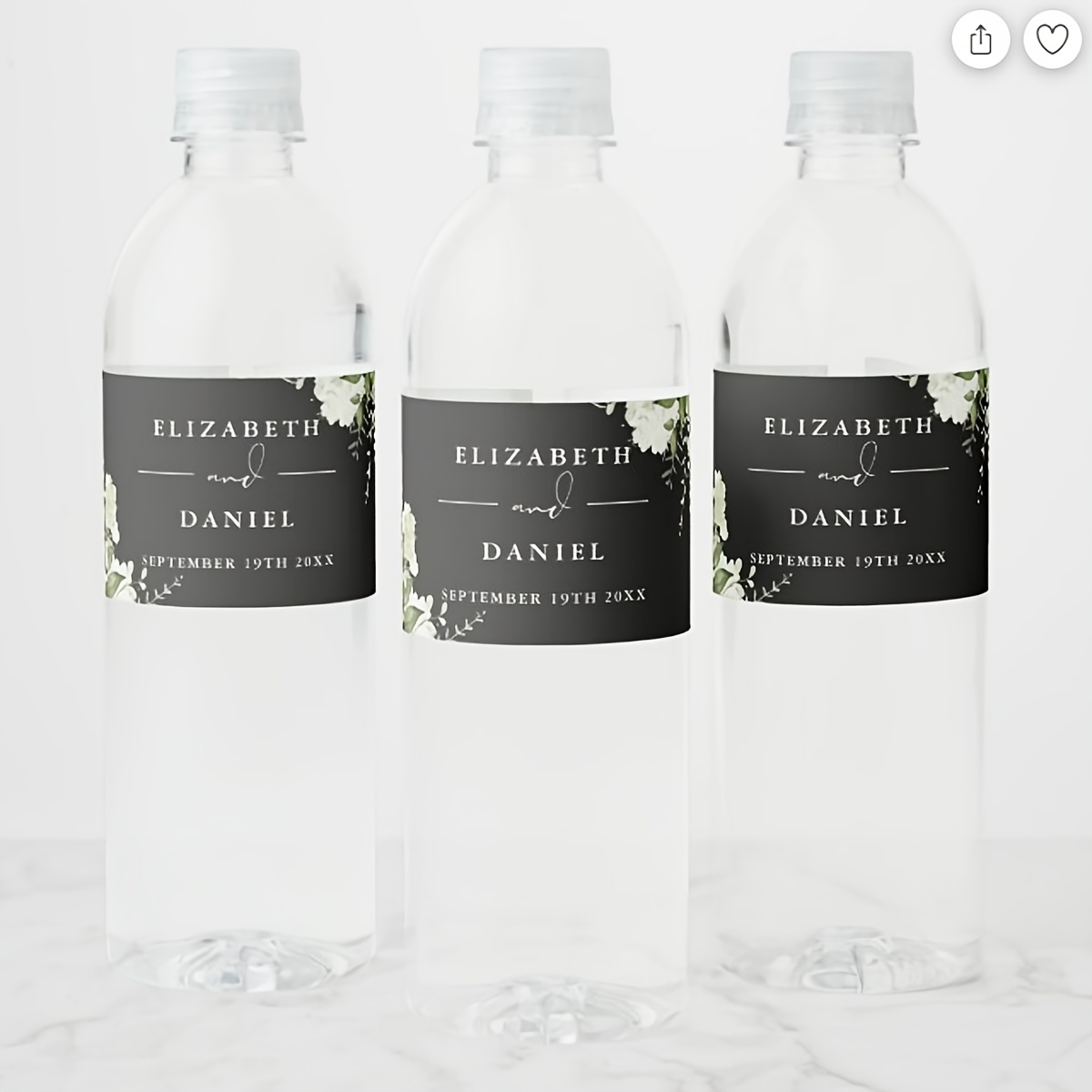 Custom Wedding Welcome Water B - Label Maker 评论和价格
