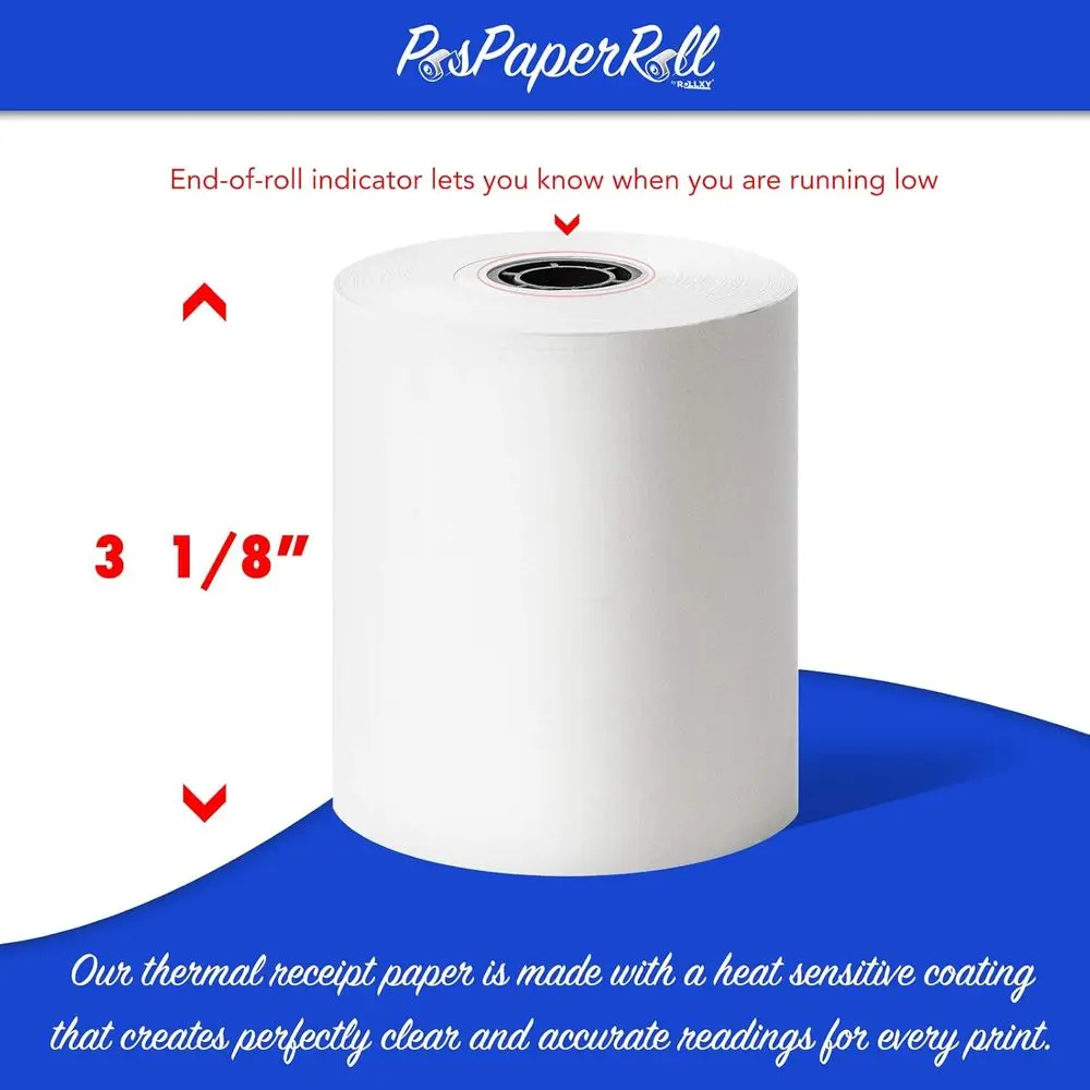 3 1/8 x 230mm Thermal Paper Ro - Printer Paper 评论和价格