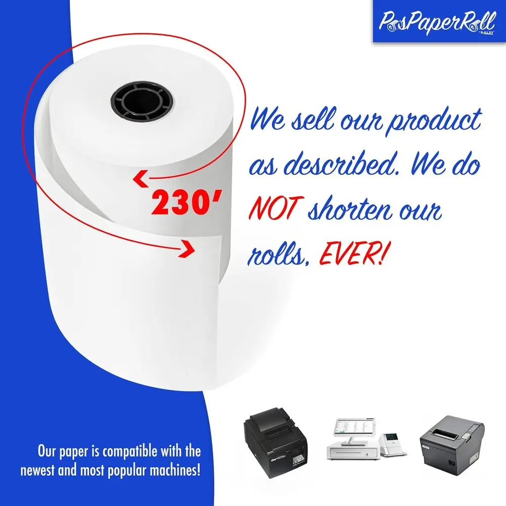 3 1/8 x 230mm Thermal Paper Ro - Printer Paper 评论和价格